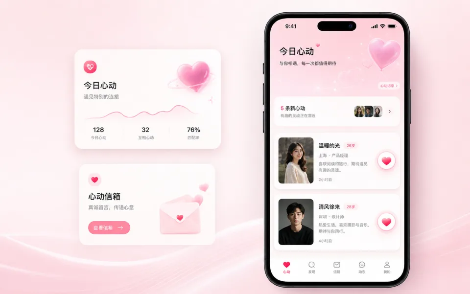 xindong 产品界面预览